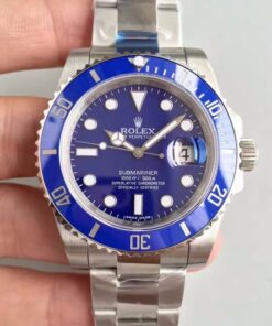 Rolex Submariner Date 116619LB 40MM Noob Factory Blue Dial Replica Watch - UK Replica