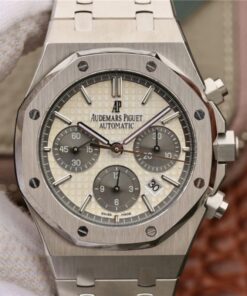 Audemars Piguet Royal Oak Chronograph 26331ST.OO.1220ST White Dial OM Factory Replica Watch - UK Replica