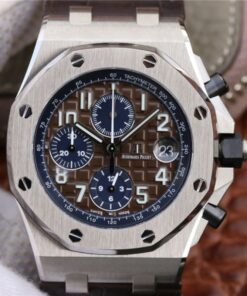 Audemars Piguet Royal Oak Offshore 26470ST.OO.A099CR.01 JF Factory Brown Dial Replica Watch - UK Replica