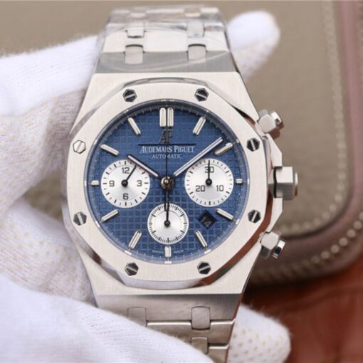 Audemars Piguet Royal Oak Chronograph 26331ST.OO.1220ST.01 OM Factory Blue Dial Replica Watch - UK Replica