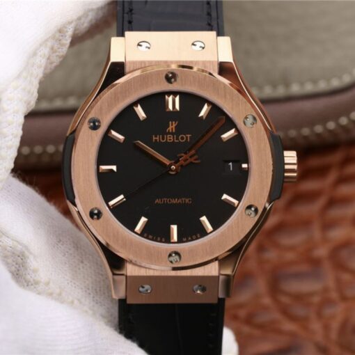 Hublot Classic Fusion King 511.OX.1181.LR Black Dial JJ Factory Replica Hublot Classic Fusion Watch