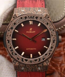 Hublot Classic Fusion Arturo Fuente Limited Edition 511.OX.6670.LR.OPX17 JJ Factory Red Dial Replica Watch - UK Replica