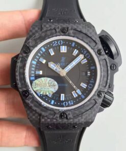 Hublot King Power Musee Oceanographic 731.QX.1190.GR V6 Factory Black Dial Replica Watch - UK Replica