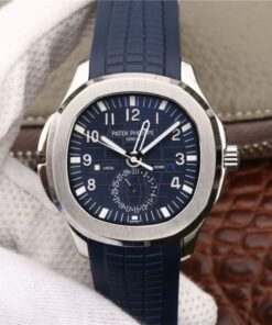 Patek Philippe Aquanaut Dual Time 5164A-001 MP Factory Blue Dial Replica Watch - UK Replica