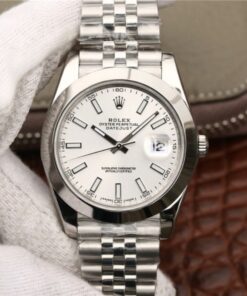 Rolex Datejust 41MM 116200 EW Factory White Dial Replica Watch - UK Replica