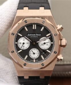 Audemars Piguet Royal Oak Chronograph 26331OR.OO.1220OR OM Factory Black Dial Replica Watch - UK Replica