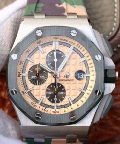 Audemars Piguet Royal Oak Offshore 44MM 26400SO.OO.A054CA.01 JF Factory Beige Dial Replica Watch - UK Replica