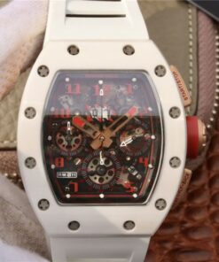 Richard Mille RM011 Felipe Massa Flyback Dubai Chronograph KV Factory Crystal Dial Replica Watch - UK Replica