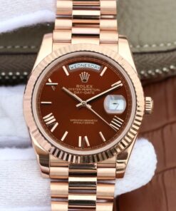 Rolex Day Date 228235 Brown Dial EW Factory Replica Rolex Day Date Watches