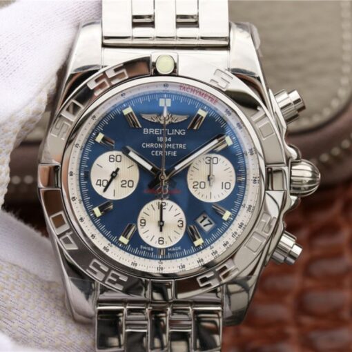 Breitling Chronomat 44MM AB011012/C788/435X/A20BA.1 GF Factory Blue Dial Replica Watch - UK Replica