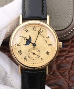 Breguet Classique Moonphase 4396 Yellow Gold Dial Replica Watch - UK Replica