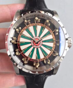 Roger Dubuis Excalibur RDDBEX0398 Green White Table Dial Replica Watch - UK Replica