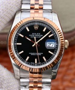 Rolex Datejust 36MM 126231 AR Factory Black Dial Replica Watch - UK Replica