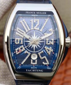 Franck Muller Vanguard V45 45MM Blue Dial Replica Watch - UK Replica