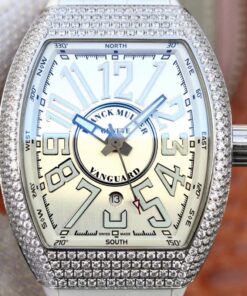 Franck Muller Vanguard V45.SC.DT.D.NBR.CD.5N.NR Silver Dial Replica Watch - UK Replica