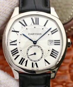 Drive De Cartier WSNM0004 GS Factory White Dial Replica Watch - UK Replica