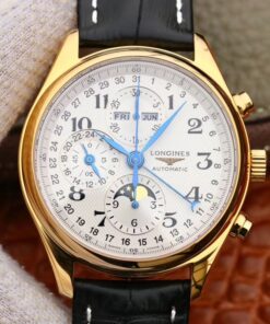 Longines Conquest Classic 18K Yellow Gold L27735787 GS Factory White Dial Replica Watch - UK Replica