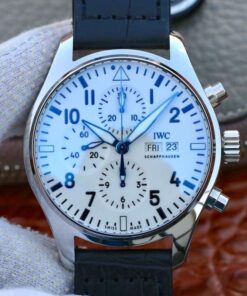 IWC Pilot Chronograph IW377725 ZF Factory White Dial Replica Watch - UK Replica