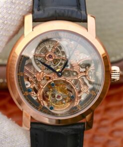 Audemars Piguet Jules Audemars Tourbillon 26357PT.ZZ.D028CR.01 18K Rose Gold Skeleton Dial Replica Watch - UK Replica