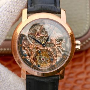 Audemars Piguet Jules Audemars Tourbillon 26357PT.ZZ.D028CR.01 18K Rose Gold Skeleton Dial Replica Watch - UK Replica