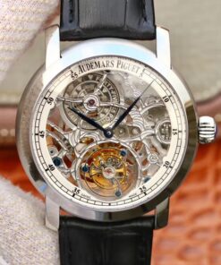 Audemars Piguet Jules Audemars Tourbillon 26357PT.ZZ.D028CR.02 Skeleton Dial Replica Watch - UK Replica