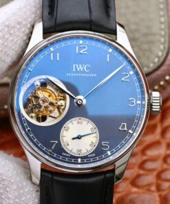 IWC Portuguese Tourbillon IW546302 ZF Factory Blue Dial Replica Watch - UK Replica