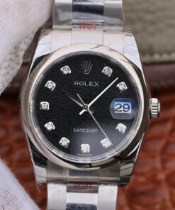 Rolex Datejust 36mm 116200 DJ Factory Black Dial Replica Watch - UK Replica