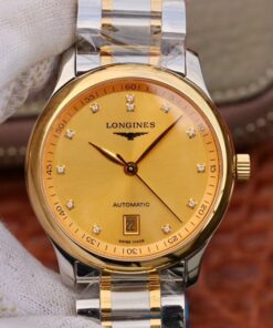 Longines Master Collections L2.628.5.37.7 KY Factory Gold Dial Replica Watch - UK Replica