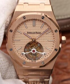 Audemars Piguet Royal Oak Tourbillon 26510OR.OO.1220OR.02 R8 Factory 18K Rosegold Dial Replica Watch - UK Replica