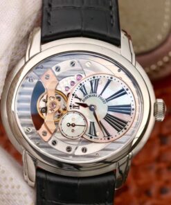 Audemars Piguet Millenary 4101 15350ST.00.D002CR.02 V9 Factory Skeleton Dial Replica Watch - UK Replica