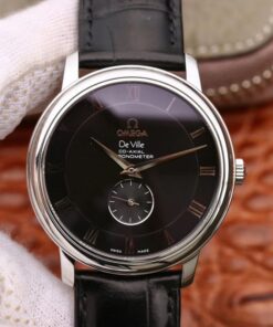 Omega De Ville Prestige Co-Axial Small Seconds 4813.40.01 Black Dial Replica Watch - UK Replica