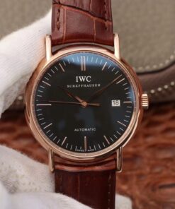 IWC Portofino IW356504 TW Factory Black Dial Replica Watch - UK Replica