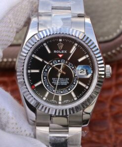 Rolex SKY-DWELLER 326139 Black Dial Replica Watch - UK Replica