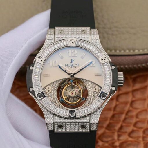 Hublot Classic Fusion Tourbillon White Enamel Dial Replica Watch - UK Replica