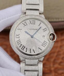 Ballon Bleu De Cartier WE9009Z3 42mm TW Factory Silver Diamond Dial Replica Watch - UK Replica