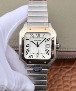 Cartier De Santos W2SA0006 BV Factory White Dial Replica Watch - UK Replica