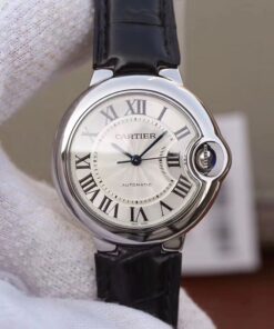 Ballon Bleu De Cartier 33mm W6920086 V6 Factory White Dial Replica Watch - UK Replica