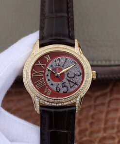 Audemars Piguet Millenary Ladies 77302BA.ZZ.D094CR.01 Brown Dial Replica Watch - UK Replica