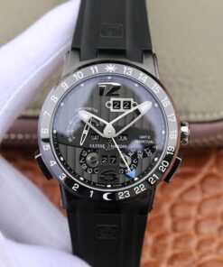 Ulysse Nardin El Toro 322-00-3 All Working GMT Calendar Grey Dial Replica Watch - UK Replica