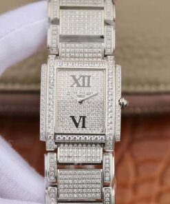 Patek Philippe Ladies Twenty-4 4908/101G-001 Silver Diamond Dial Replica Watch - UK Replica