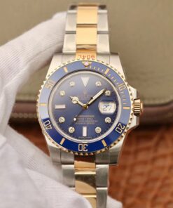Rolex Submariner Date 116613 Blue Dial GM Factory Replica Rolex Submariner Watches