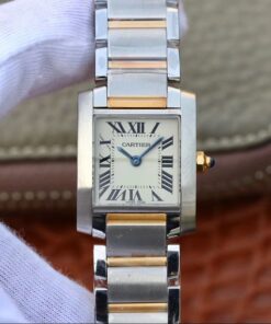 Cartier Tank Francaise Ladies W51007Q4 White Dial Replica Watch - UK Replica