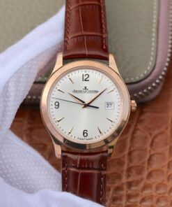 Jaeger LeCoultre Master Control Date Q1542520 ZF Factory 18K Rose Gold White Dial Replica Watch - UK Replica