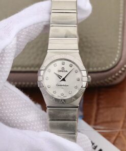 Omega Constellation Ladies 123.10.27.60.55.001 TW Factory Silver Dial Replica Watch - UK Replica