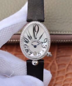 Breguet Reine De Naples 8918BB/58/864/D00D ZF Factory White Mother Of Pearl Dial Replica Watch - UK Replica