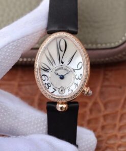 Breguet Reine De Naples 8918BR/58/864/D00D Ladies ZF Factory 18K Rose Gold Mother Of Pearl Dial Replica Watch - UK Replica