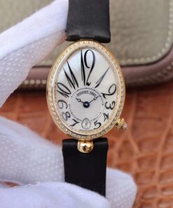 Breguet Reine De Naples 8918BA/58/864.D00D Ladies ZF Factory Yellow Gold Mother Of Pearl Dial Replica Watch - UK Replica