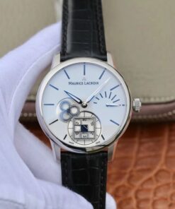 Maurice Lacroix Masterpiece MP7158-SS001-301-1 AM Factory White Dial Replica Watch - UK Replica