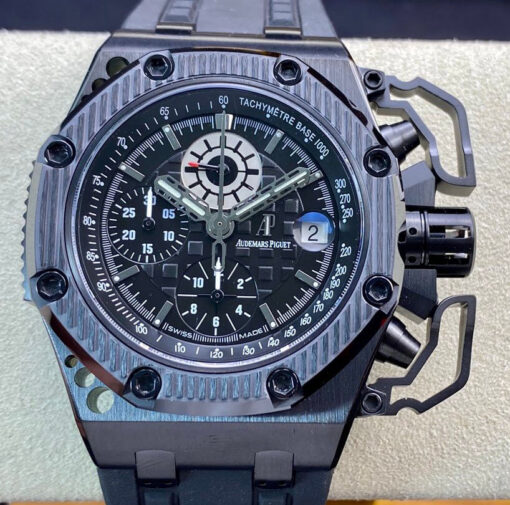 Replica Audemars Piguet Royal Oak Offshore Survivor 26165IO.OO.A002CA.01 Noob Factory V5 Black Dial - Buy Replica Watches