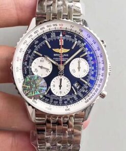 Breitling Navitimer 01 AB012012/BB01/447A JF Factory Blue Dial Replica Watch - UK Replica